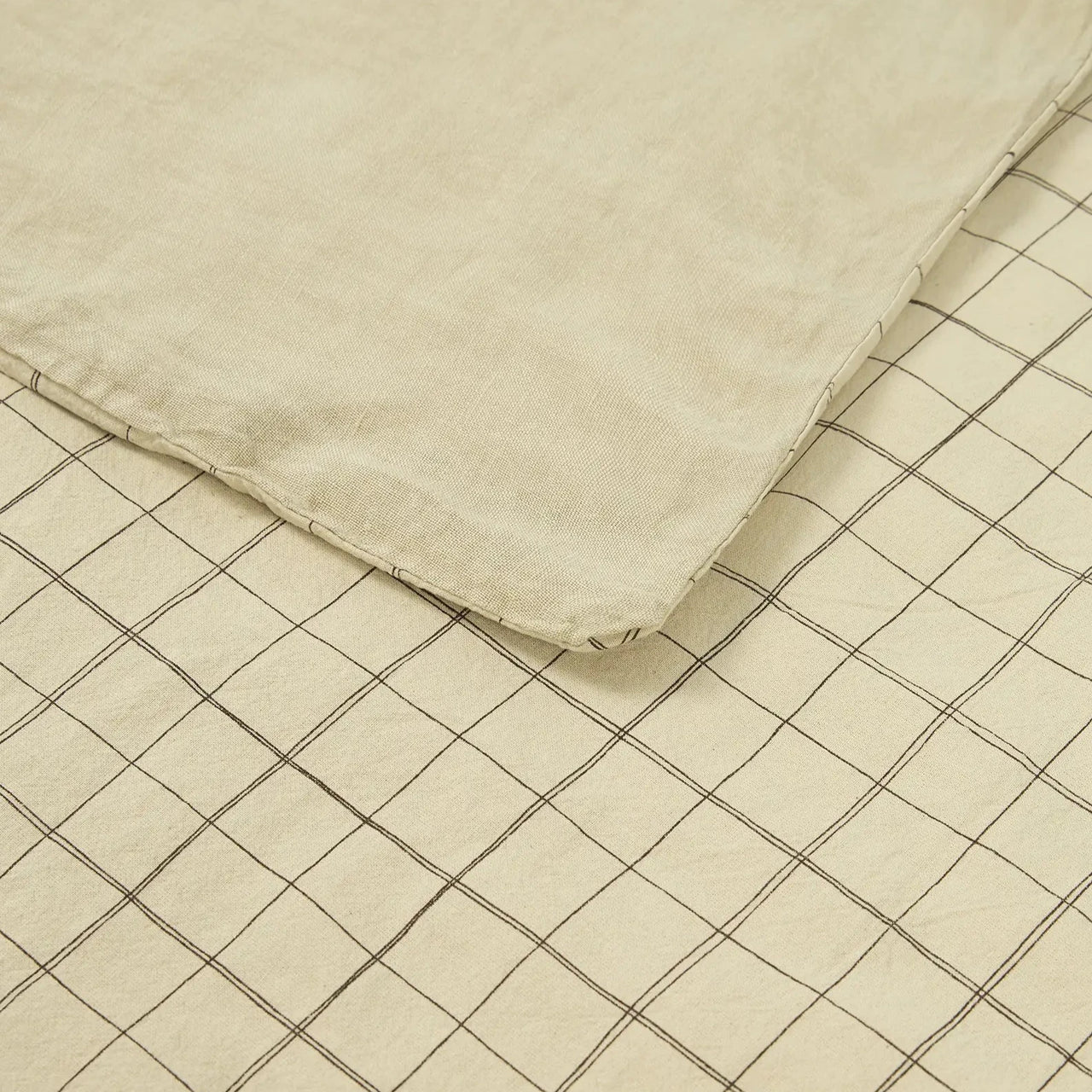 Kid Duvet Cover L1N0 In Washed French Linen And Organic Cotton