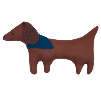 Thumbnail for Cushion L1N0 in Washed French Linen - Toby The Dog Prune