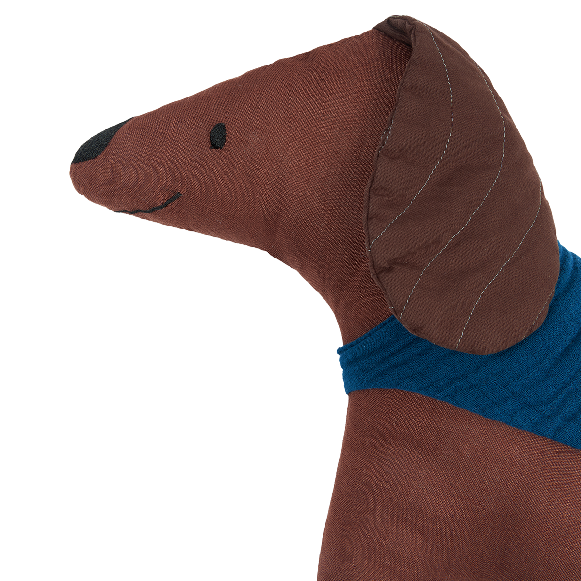 Cushion L1N0 in Washed French Linen - Toby The Dog Prune