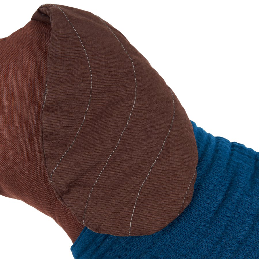 Cushion L1N0 in Washed French Linen - Toby The Dog Prune