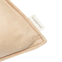 Thumbnail for Embroidered rectangular cushion L1N0 in washed French linen Sand