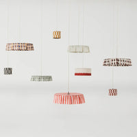Thumbnail for Pendant lampshade diam. 50cm Vibes - Blue Brown Harlequin