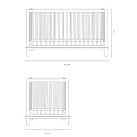 Thumbnail for Nobodinoz Latitude Evolving Solid Oak Crib