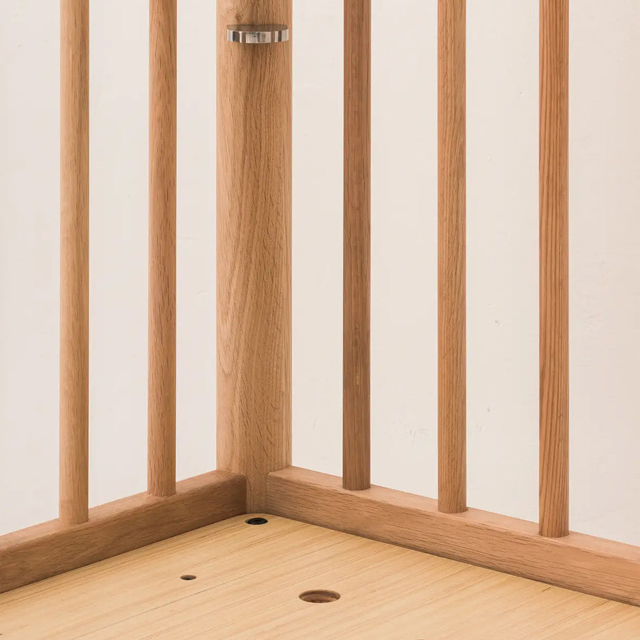 Nobodinoz Latitude Evolving Solid Oak Crib