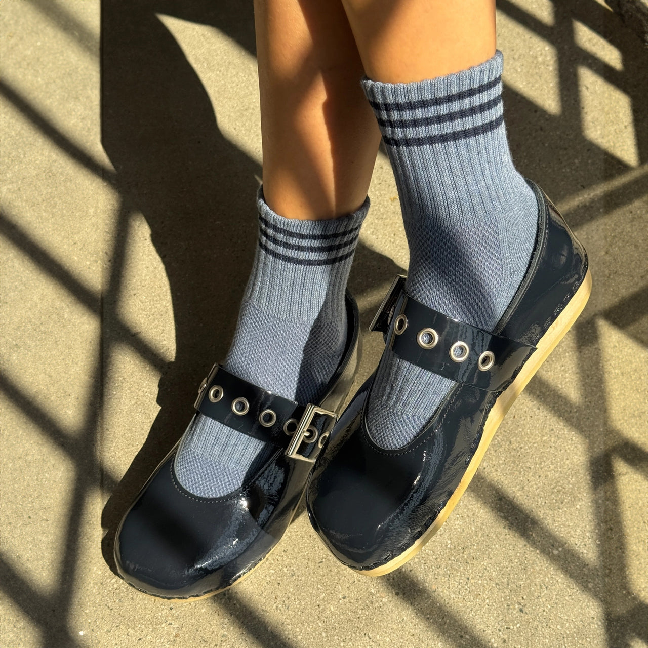 Girlfriend Socks: Indigo