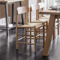Thumbnail for Longworth Chair Oak Set of Two