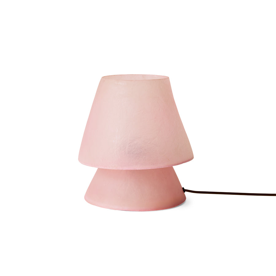 Glass Fiber Table Lamp Pink