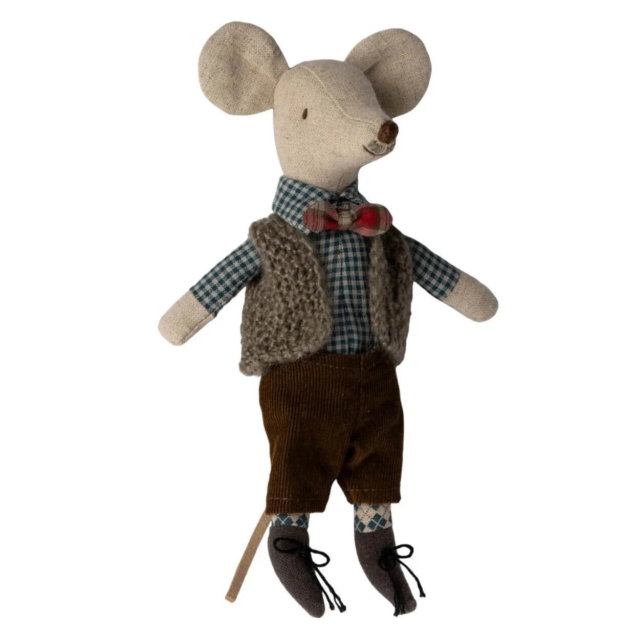Maileg Vest Pants and Bow Tie from Grandpa Mouse 17-3305-00