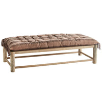 Thumbnail for Wooden Slatted Bench, Day Bed