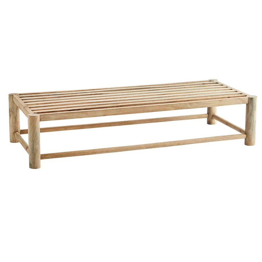 Wooden Slatted Bench, Day Bed