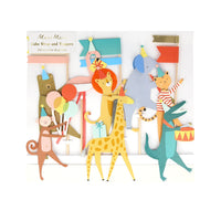 Thumbnail for Meri Meri Animal Parade Cake Wrap & Toppers