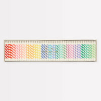 Thumbnail for Meri Meri Rainbow Striped Mini Candles 271372
