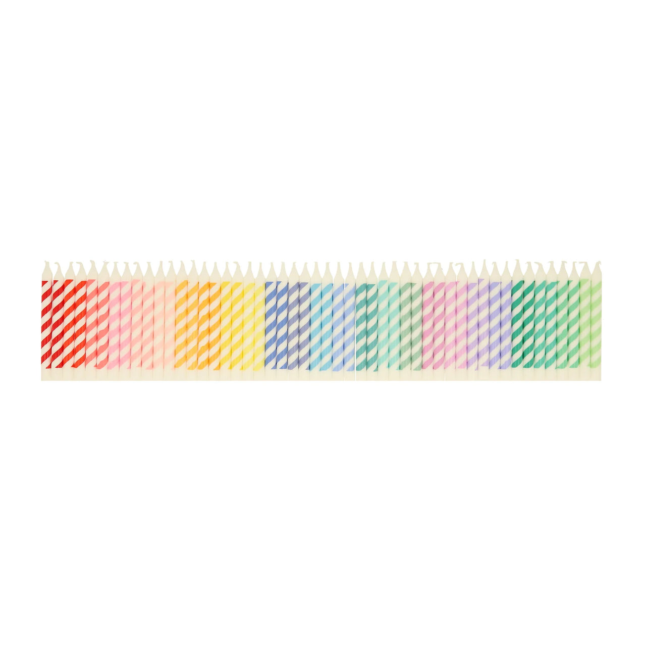 Meri Meri Rainbow Striped Mini Candles 271372