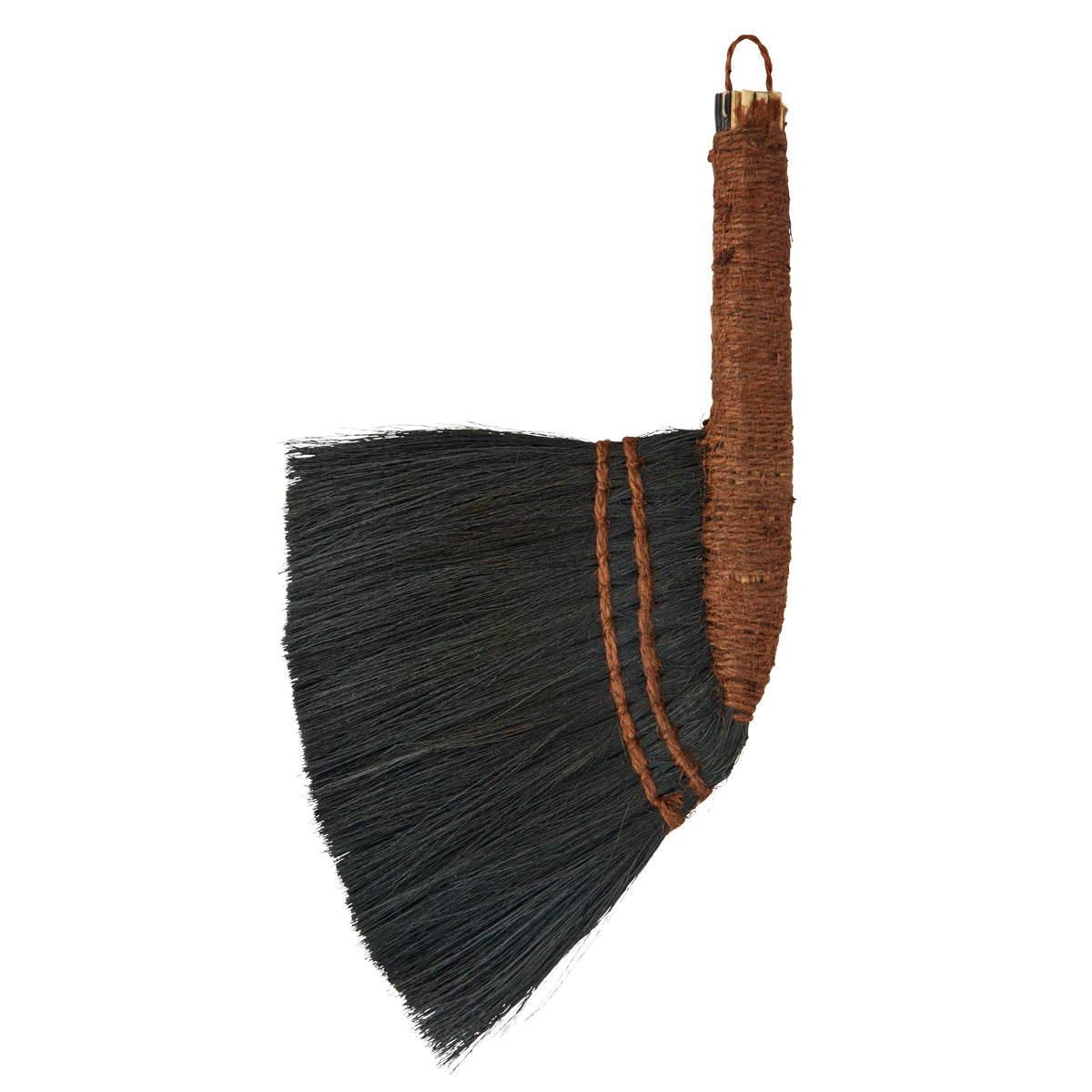 Seagrass Broom - Dark Grey, Brown - Large