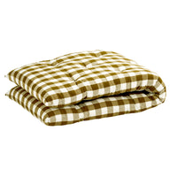 Thumbnail for Cotton Mattress - Mustard and White Check