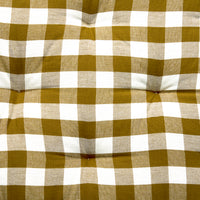 Thumbnail for Cotton Mattress - Mustard and White Check