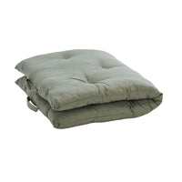 Thumbnail for Checked Cotton Mattress -Laurel Green, Black 60x100 cm