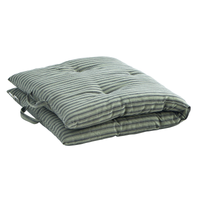 Thumbnail for Striped Cotton Mattress Green 60cm x 100cm