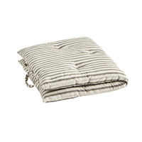 Thumbnail for Striped Cotton Mattress Grey 60cm x 100cm