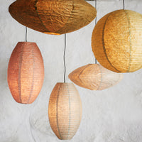 Thumbnail for Handmade Paper Lamp Shade - Brown