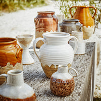 Thumbnail for madam stoltz Stoneware Vase With Handles