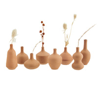 Thumbnail for Madam Stoltz Set of 8 Terracotta Mini Vases