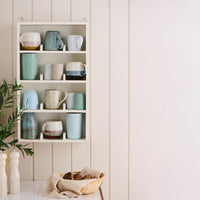Thumbnail for IB Laursen Wall shelf w/4 shelves w/dividers 12 rooms UNIQUE Cream