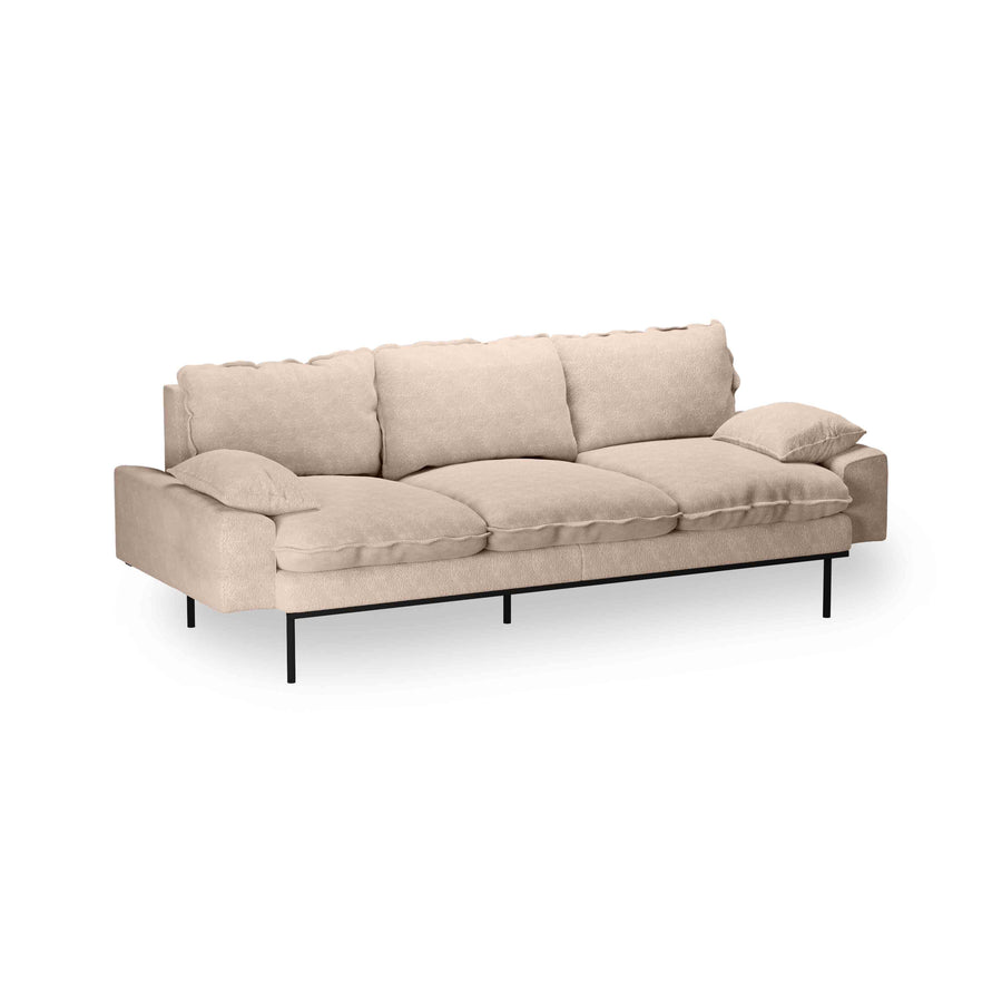 HKLIVING Retro Sofa 3 Seats Boucle, Taupe – Folk Interiors