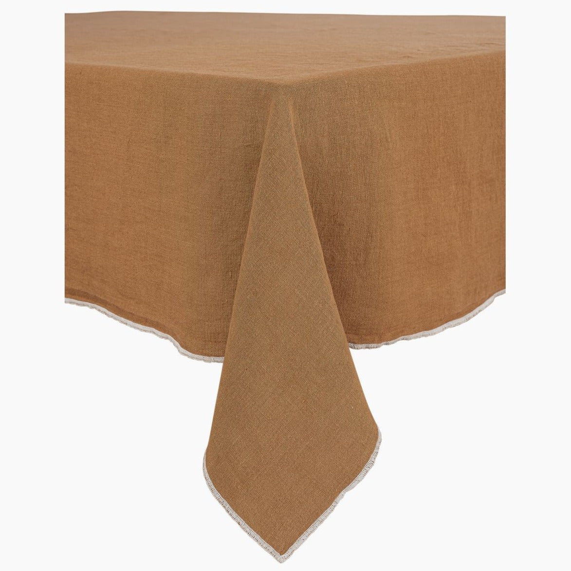 Linen Tablecloth Venise Tabacco