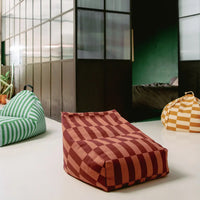 Thumbnail for Pre-order Armchair Beanbag - Kids Size - Vibes - Maroon Tiles
