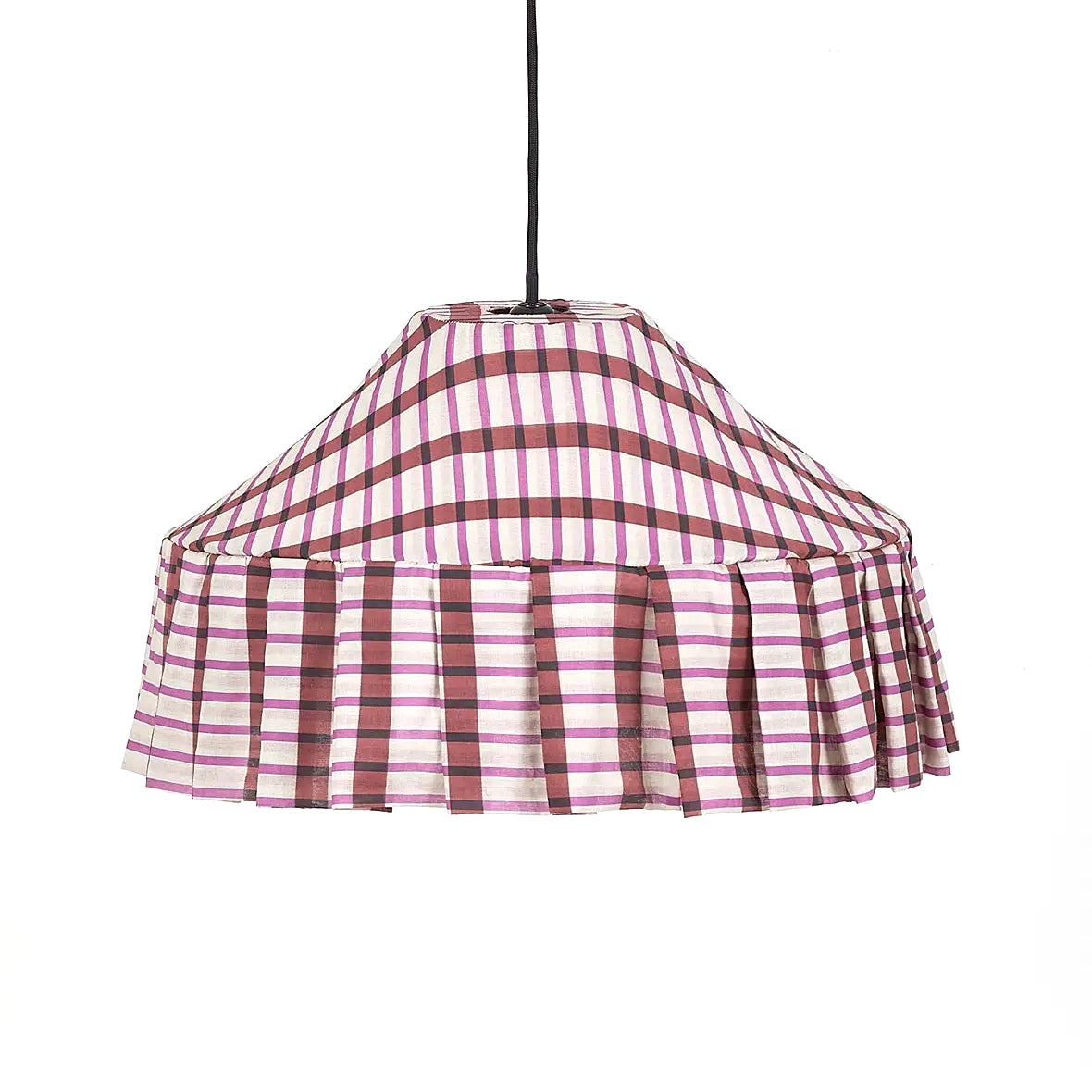 Pendant Lampshade Diam. 50cm Nicole - Brown Purple Mosaic