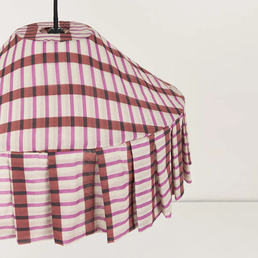 Pendant Lampshade Diam. 50cm Nicole - Brown Purple Mosaic