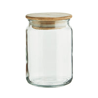 Thumbnail for Glass Jar with Wooden Lid  65 cl