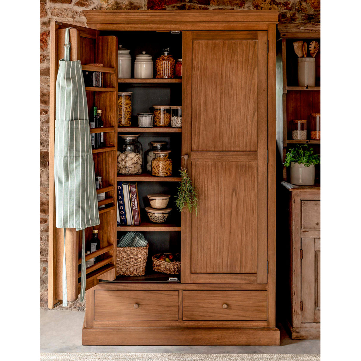 Walcote Pantry | Natural | Wood