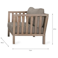 Thumbnail for Garden Trading Porthallow Armchairs Set of Two Outdoor Furniture