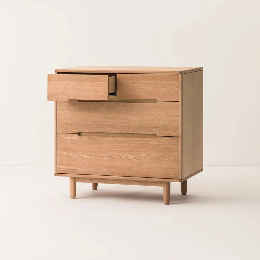 Pure Oak Wood Four Door Dresser