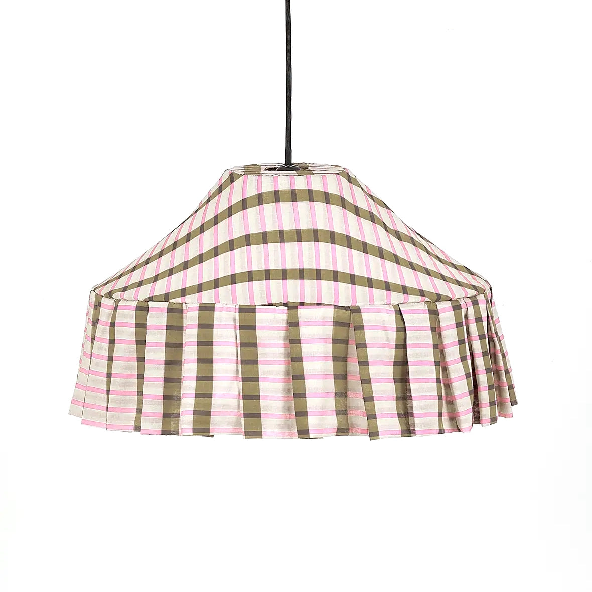 Pendant Lampshade Diam. 50cm Nicole - Kaki Pink Mosaic