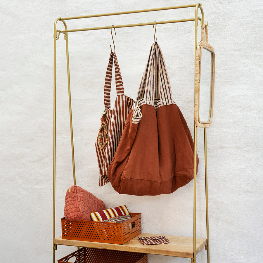 Cotton Tote Bag - Rust
