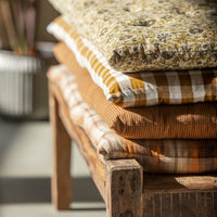Thumbnail for Cotton Mattress - Mustard and White Check