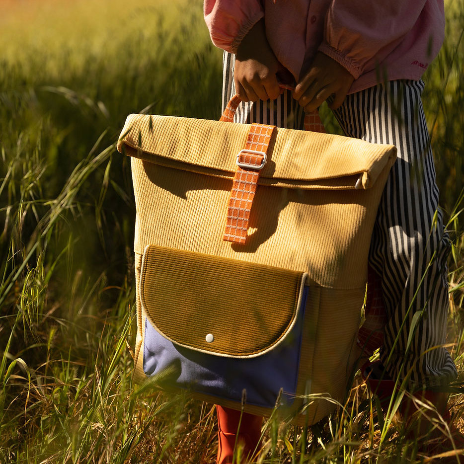 Sticky Lemon Backpack Large • Farmhouse • Corduroy - Pear Jam