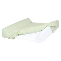 Thumbnail for Changing Cover Stories Limited edition - Organic Cotton Jersey Green Lemon Grid