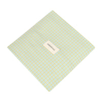 Thumbnail for Changing Cover Stories Limited edition - Organic Cotton Jersey Green Lemon Grid