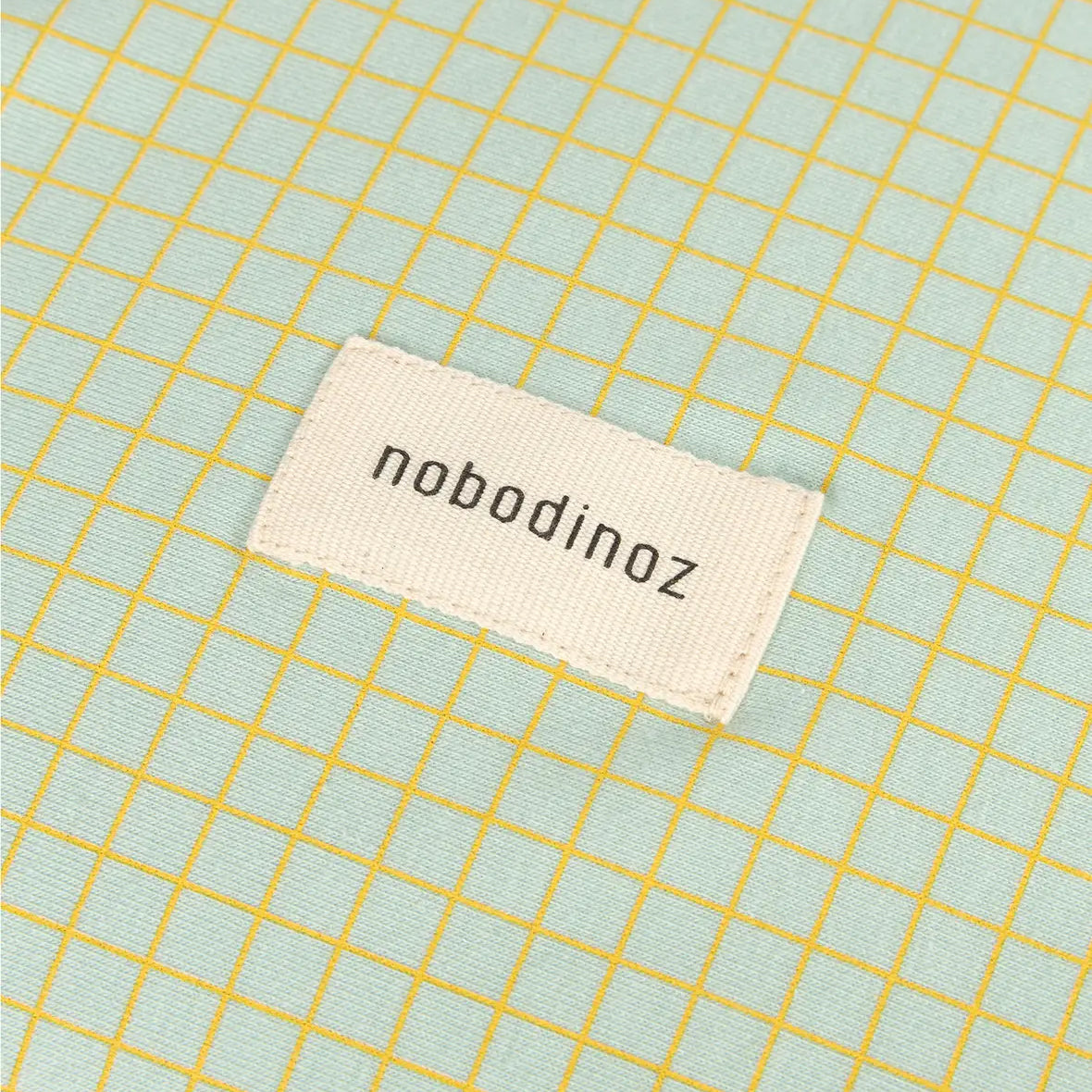 Changing Cover Stories Limited edition - Organic Cotton Jersey Green Lemon Grid