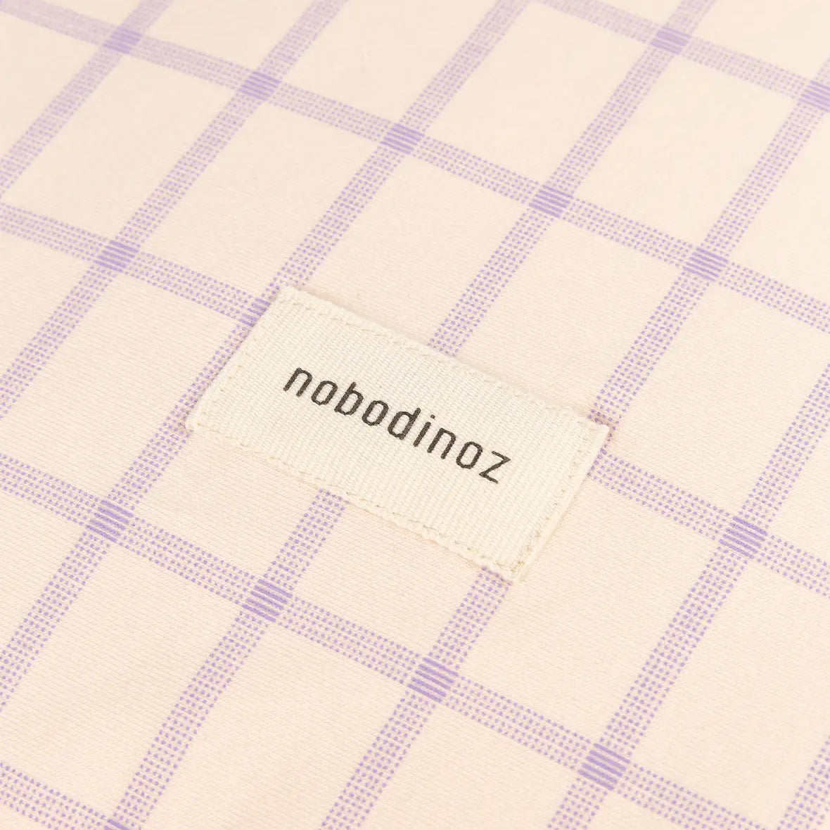 Changing Cover Stories Limited edition - Organic Cotton Powder Mauve Grid