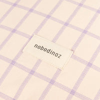 Thumbnail for Changing Cover Stories Limited edition - Organic Cotton Powder Mauve Grid