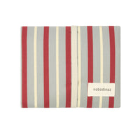 Thumbnail for Nobodinoz Stories Waterproof Changing Pad - blue red stripes