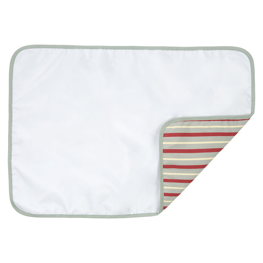 Nobodinoz Stories Waterproof Changing Pad - blue red stripes