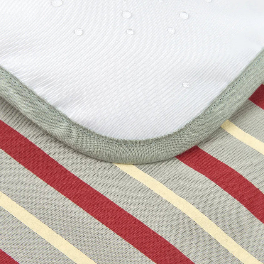 Nobodinoz Stories Waterproof Changing Pad - blue red stripes