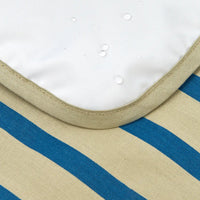 Thumbnail for Stories Waterproof Changing Pad - Green Blue Stripes