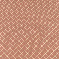 Thumbnail for Stories Ltd Baby Organic Fitted Sheet 70 x 140cm Pink Cream Grid